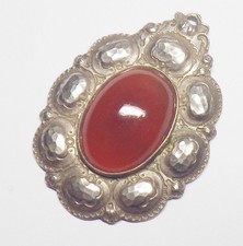 antik Anhänger Silber Karneol