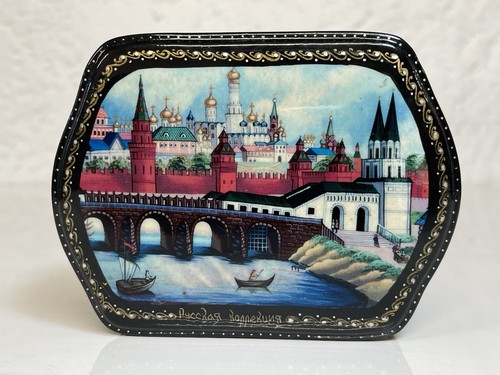 Vintage russische lackdose - vintage,