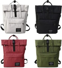 Kurierrucksack Freizeitrucksack Rolltop Rucksack Laptoprucksack mit USB Anschluß