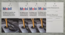 5 Mobil Öl Zettel Ölzettel Öl Wechsel Inspektion Motorenöl Anhänger Auto PKW
