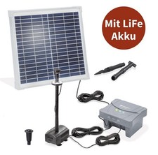 EsoTec Pro Solar Teichpumpenset 15/550LED+Akkuspeicher