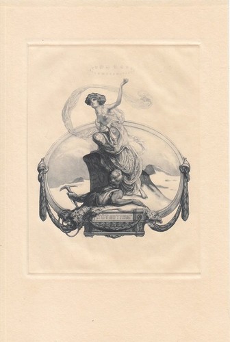 Exlibris bookplate - exlibris,