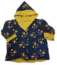 Jacke Wendejacke  Traktor Zipfelkapuze Jersey Baby Kinder Übergangsjacke Handmad