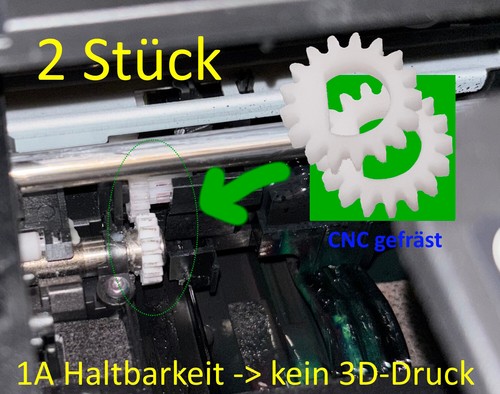 Zahnrad gefräst für - für, hp