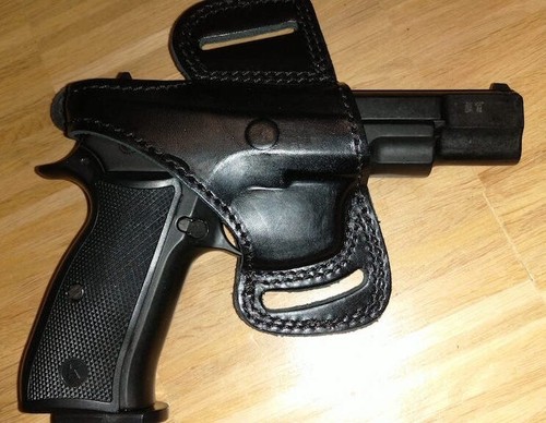 Lederholster für ceska 75 - lederholster,