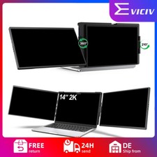 14" Tragbarer Dual-Triple-Monitor-Bildschirm-Extender Für 13"-17" Laptop Modell