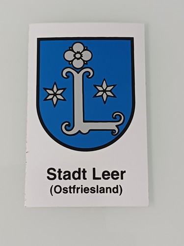 Aufkleber stadtwappen von der - von,