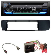 JVC Bluetooth MP3 USB DAB CD Autoradio für BMW X3 (E83 2004-2010) seitlich