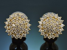 GROSSE DIAMANT OHRRINGE MIT 2