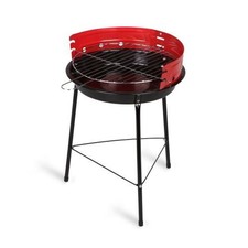 Holzkohlegrill Camping Rundgrill Windschutz Gartengrill Grill Ø 30 cm Grillrost