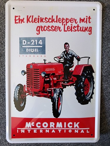Blechschild cormick diesel - blechschild,