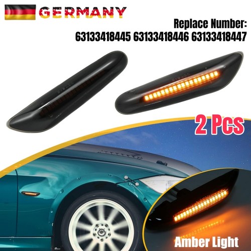 2xled seitenblinker schwarz - seitenblinker,