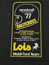 LOIS Jeans - Rallycross 1977 ➔ Sticker / Aufkleber ➔ *aus Sammlung* 148