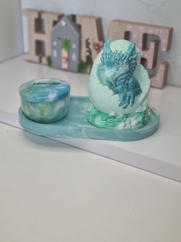 Duftkerze lavendel deko figur - ,