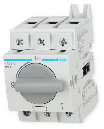 Hager hac310 lasttrennschalter - hac310,