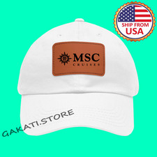 MSC Cruises White Dad Hat With