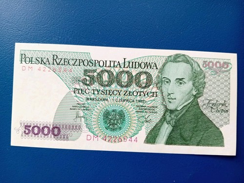 Polen 5000 zlotych 1982 - polen,