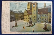 AK, Ansichtskarte, Gruß aus Chemnitz, 1900 versendet