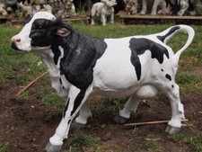 Kuh Deko Figur H 41cm L 50cm