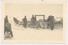 Foto Russland-Soldaten beim Bunker-Bau  2.WK (B998)