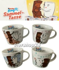 Alle 4 versch. KINDER RIEGEL SAMMELTASSEN 2024 Ferrero Milky & Schoki unbenutzt!