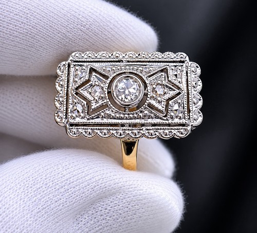 Ring antik art deco um - ring,, antik,