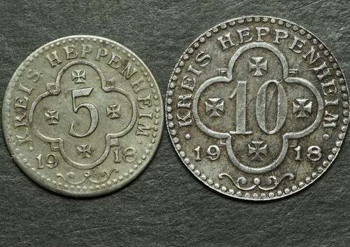 Notgeld 10 pfennig 1918 - &,
