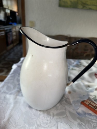Antik emaille wasserkanne - antik,