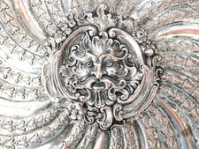 Antike versilberte zierschale - versilberte,
