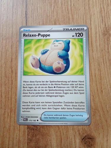 Pokemon karte relaxo puppe - pokemon,