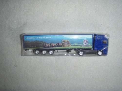 Werbe truck lkw löwenbräu - werbe,