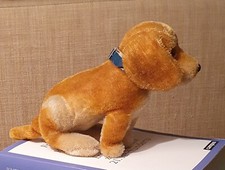 Steiff Antik Dackel BAZI groß 50iger Jahre L 22 cm  H 14 cm * Top Zustand