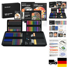 Kreative Zeichenkoffer | 103-teiliges Set mit Tasche