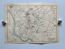Antiker Straßenplan Stadtplan