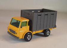 Matchbox Superfast Nr. 37 Cattle Truck gelb m. Kühen schmale Hohlräder 4 #414