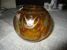 Vase Böhmen gelb