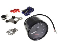 Drehzahlmesser KOSO Analog Rund schwarz 8000 U/min Motorrad, Roller, Quad, Moped