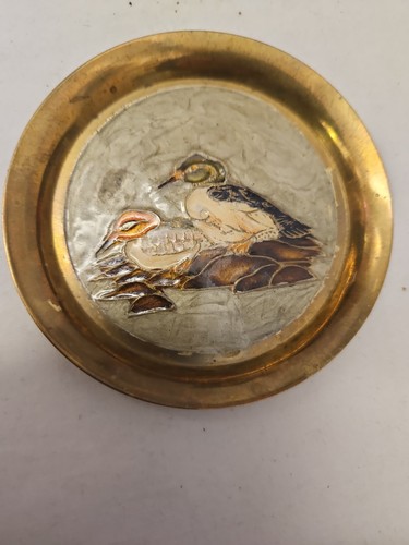 Kleiner messing teller - messing,