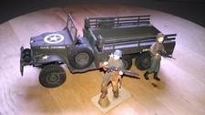 1:35 Modell Gebaut Bastelschrott ?? WWII US Army Dodge WC-63 6x6 Truck #36#