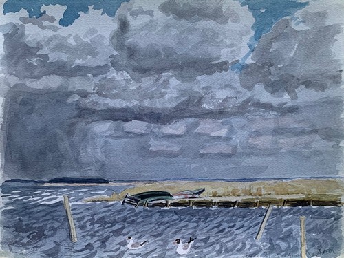 Aquarell karl adser 1912 1995 - aquarell, 1912-1995