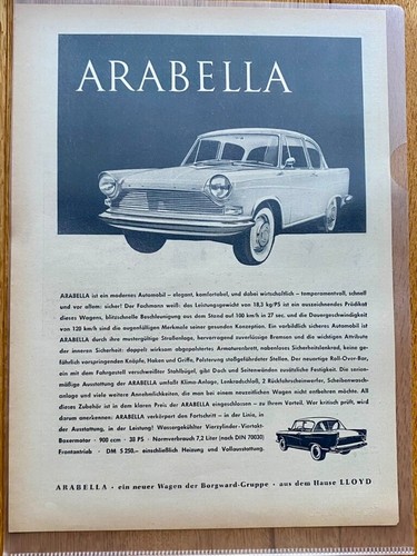 1959 borgward arabella - borgward,