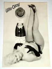 Foto +++ Ulla Olay - Werbung, M & M Extra, Sekt, Erotik, Mollige Frau +++