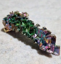 Wismut Kristall  Bismut Skelettkristall Regenbogenfarben (1)