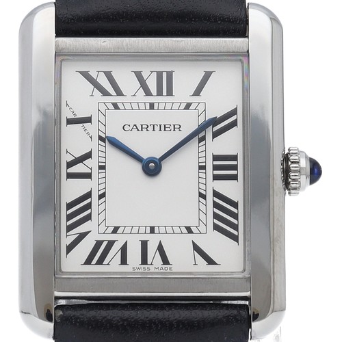 Cartier tank solo - solo, uhr