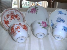 3 MEISSEN Mokkatassen m