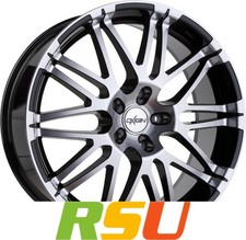 4x Oxigin 14 Oxrock black full polish 8.5x18" ET35 LK5 112 ML 72.6 Alufelgen ...
