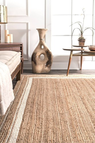 Jute teppich eckig - jute,