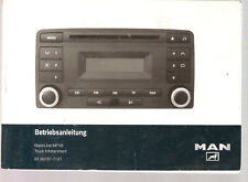 Autoradio Radio Truck Infotainment Betriebsanleitung bedienungsanleitung MAN-LKW