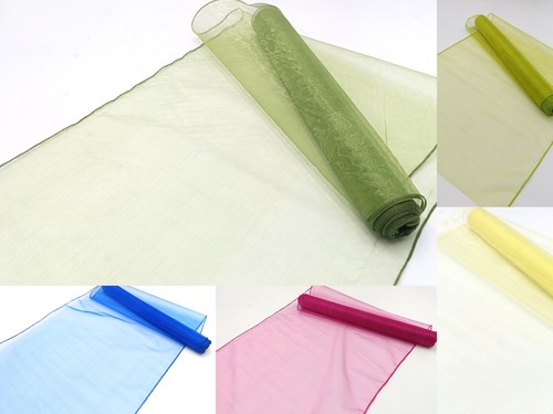 Organza stoff rolle mit saum - organza,