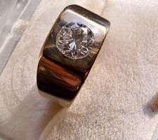 Ring 18 Karat Gold mit Brilliant Diamant, 1 Karat, Wertgutachten